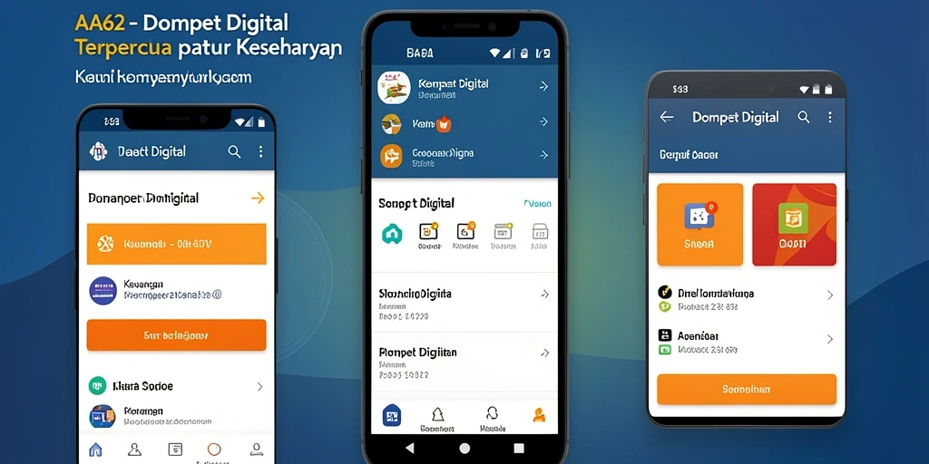Tampilan antarmuka AA62 yang modern dan fungsional.