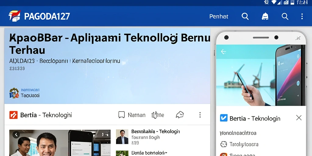 Tampilan antarmuka pengguna aplikasi PAGODA127 yang bersih dan modern.